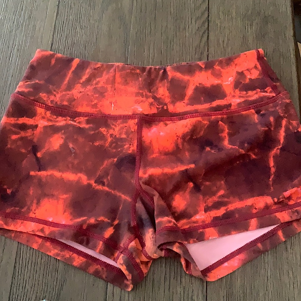 Savage Barbell, red, size small shorts